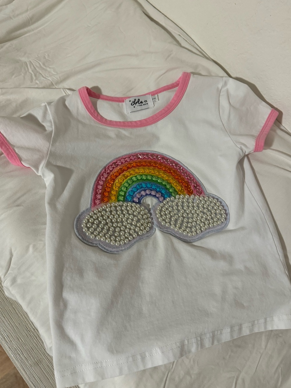Lola + the boys Rainbow Tee
